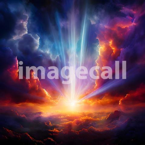 Abstract and surreal colorful and vivid (2090)