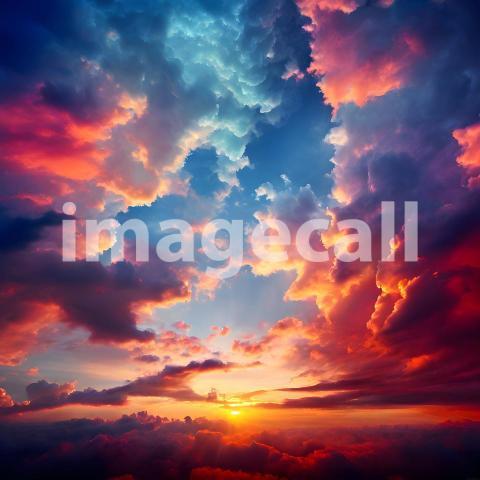 Abstract and surreal colorful and vivid (2106)