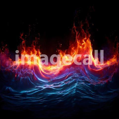 Abstract and surreal colorful and vivid (2108)