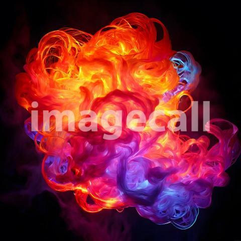 Abstract and surreal colorful and vivid (2110)