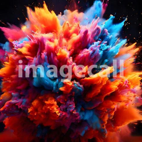 Abstract and surreal colorful and vivid (2115)