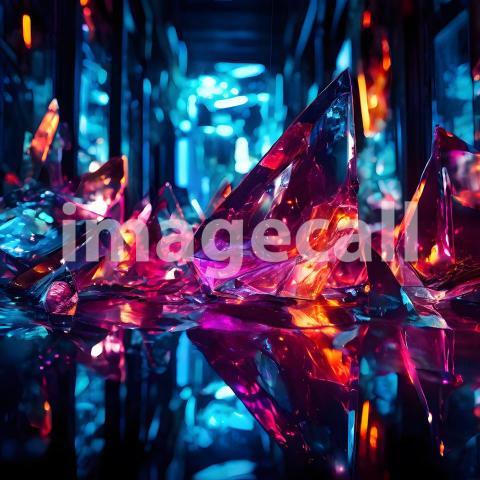 Abstract and surreal colorful and vivid (2125)