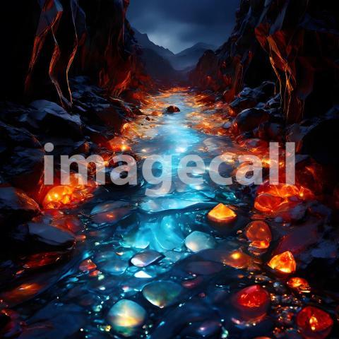 Abstract and surreal colorful and vivid (2401)