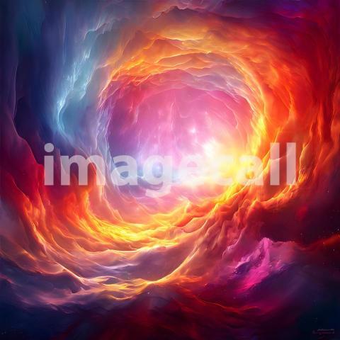 Abstract and surreal colorful and vivid (2410)