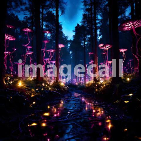 Abstract and surreal colorful and vivid (2414)