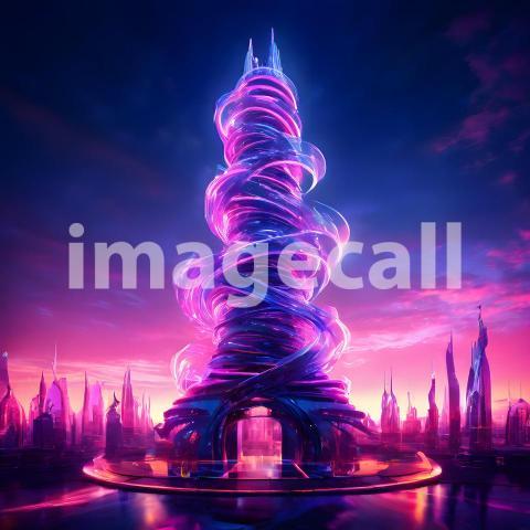 Abstract and surreal colorful and vivid (2436)