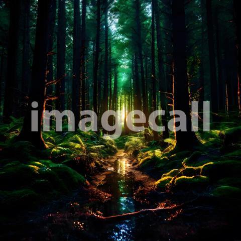 Abstract and surreal colorful and vivid (2440)