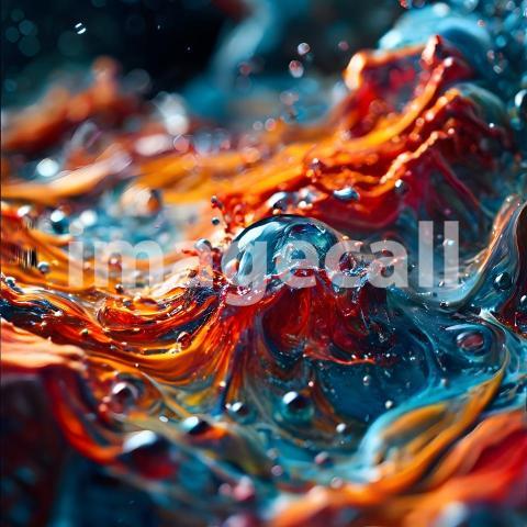 Abstract and surreal colorful and vivid (2443)