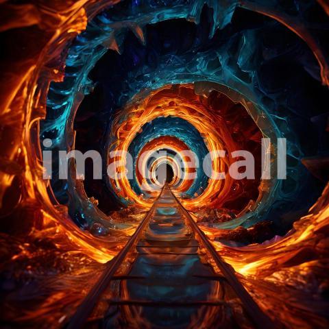 Abstract and surreal colorful and vivid (2441)