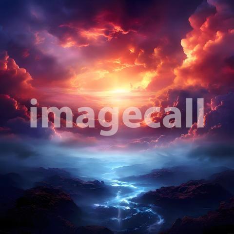 Abstract and surreal colorful and vivid (2420)