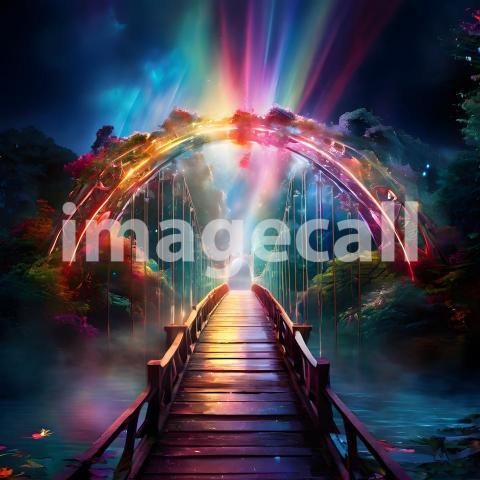 Abstract and surreal colorful and vivid (2428)