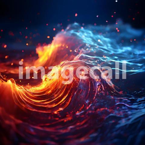 Abstract and surreal colorful and vivid (2424)