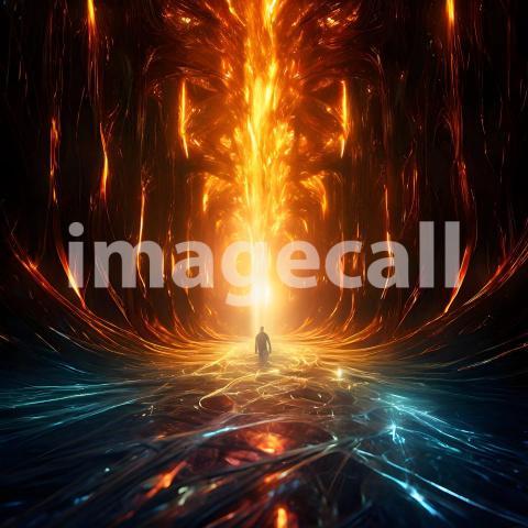 Abstract and surreal colorful and vivid (2134)