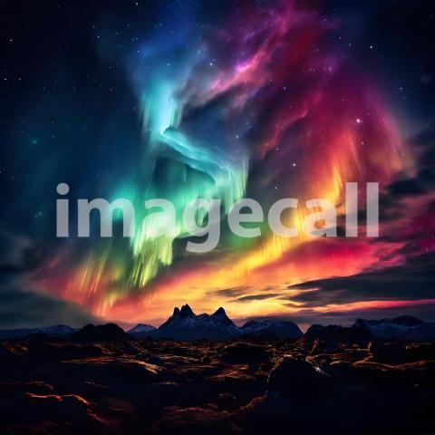 Abstract and surreal colorful and vivid (2144)