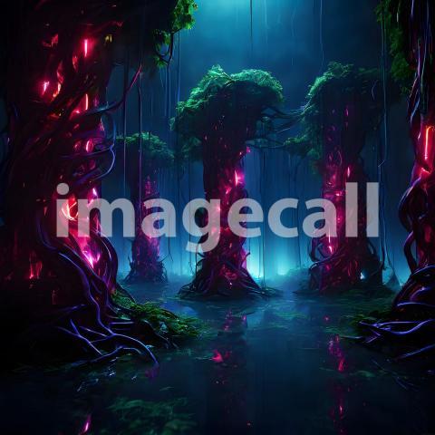 Abstract and surreal colorful and vivid (2463)