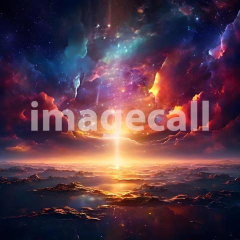 Abstract and surreal colorful and vivid (2153)