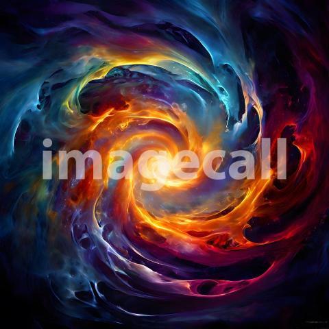 Abstract and surreal colorful and vivid (2146)