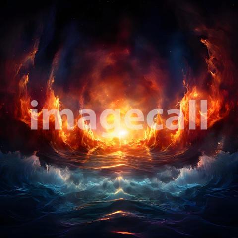 Abstract and surreal colorful and vivid (2460)