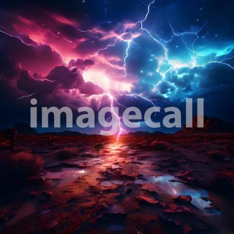 Abstract and surreal colorful and vivid (2155)