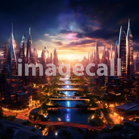 Abstract and surreal colorful and vivid (2152)