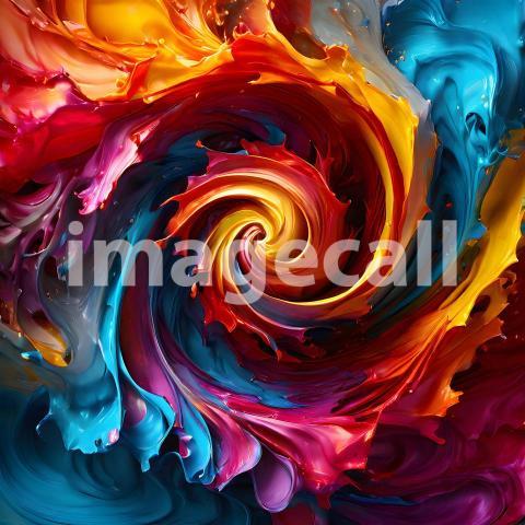Abstract and surreal colorful and vivid (2174)