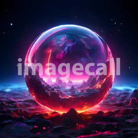 Abstract and surreal colorful and vivid (2180)