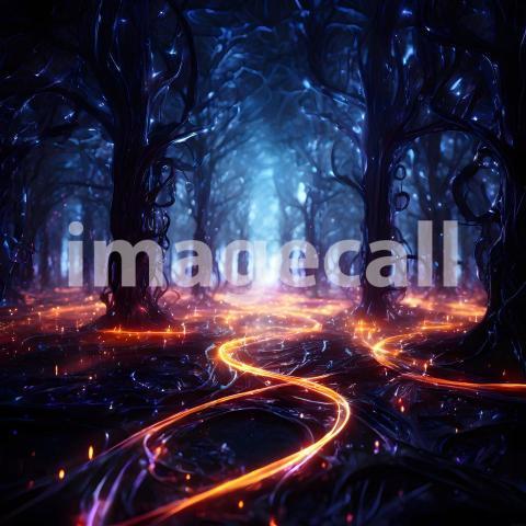 Abstract and surreal colorful and vivid (2191)