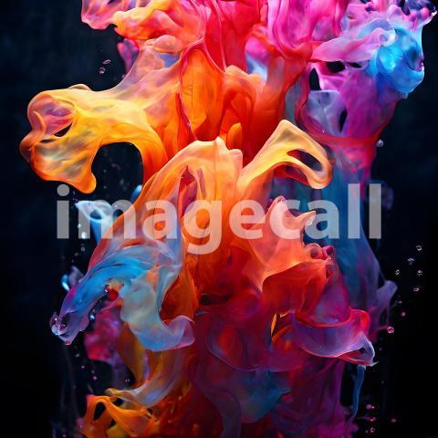 Abstract and surreal colorful and vivid (2206)