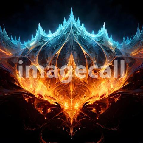 Abstract and surreal colorful and vivid (2205)