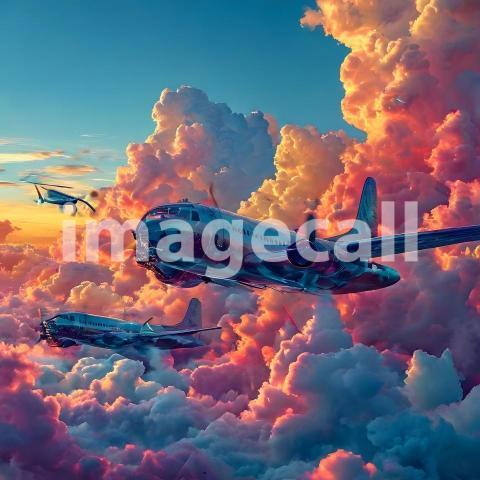 Abstract and surreal colorful and vivid (2203)