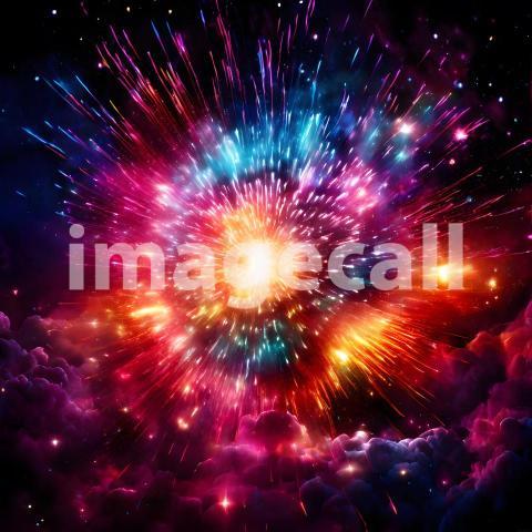 Abstract and surreal colorful and vivid (2208)