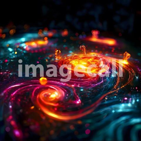Abstract and surreal colorful and vivid (2214)