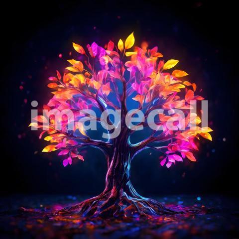 Abstract and surreal colorful and vivid (2216)