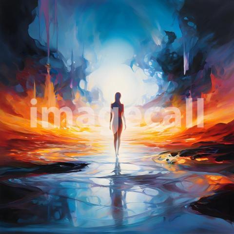 Abstract and surreal colorful and vivid (2217)