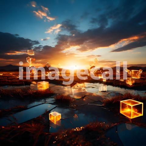 Abstract and surreal colorful and vivid (2239)