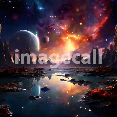 Abstract and surreal colorful and vivid (2257)