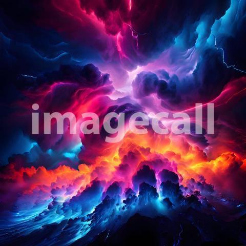Abstract and surreal colorful and vivid (2266)