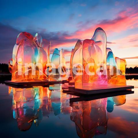 Abstract and surreal colorful and vivid (2285)