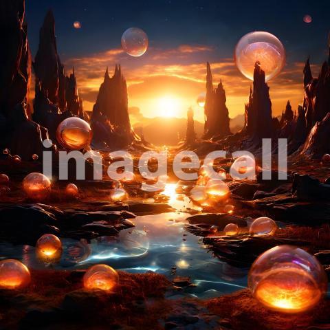 Abstract and surreal colorful and vivid (2283)