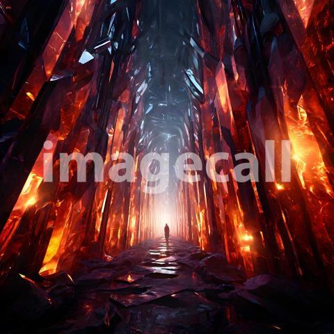 Abstract and surreal colorful and vivid (2303)