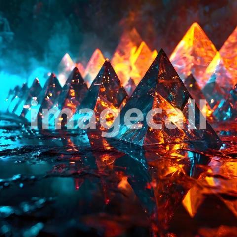 Abstract and surreal colorful and vivid (2321)