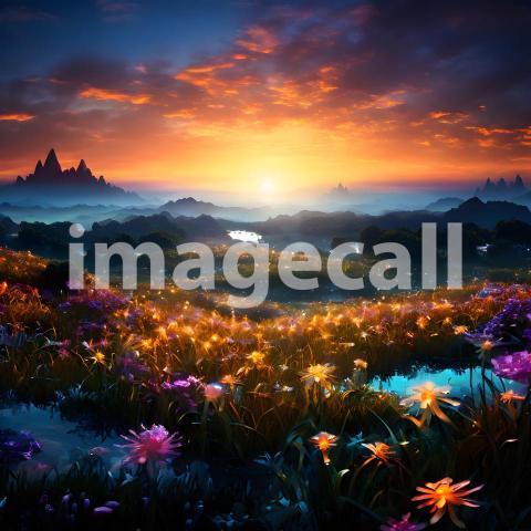 Abstract and surreal colorful and vivid (2323)