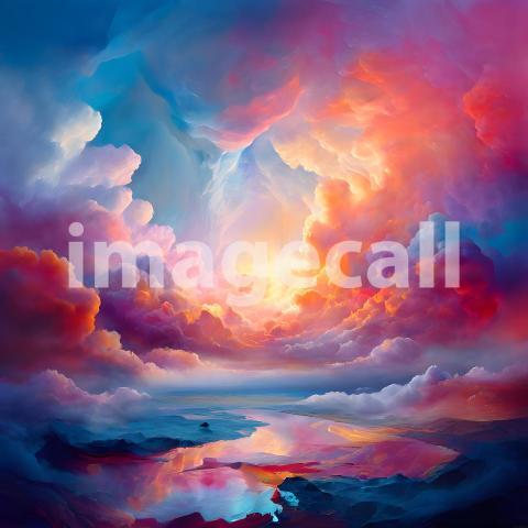 Abstract and surreal colorful and vivid (2324)