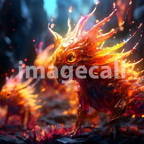 Abstract and surreal colorful and vivid (2485)