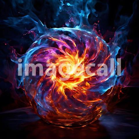 Abstract and surreal colorful and vivid (2505)