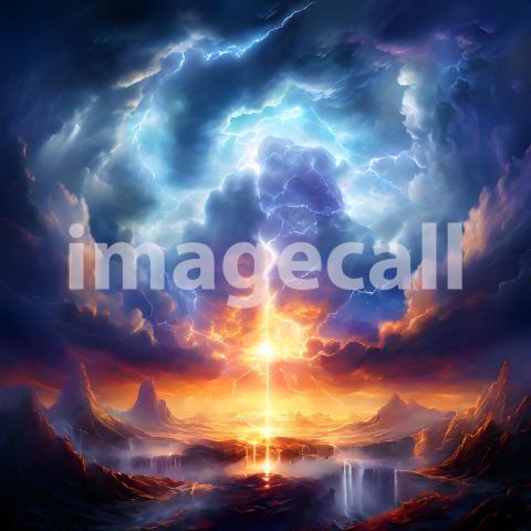 Abstract and surreal colorful and vivid (2507)