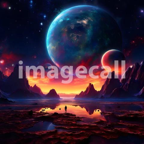 Abstract and surreal colorful and vivid (2512)