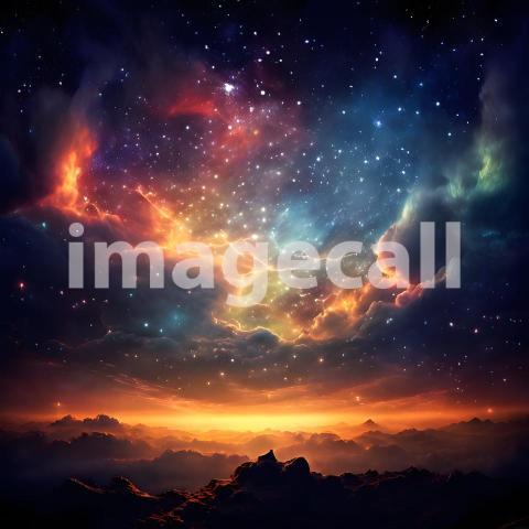 Abstract and surreal colorful and vivid (2524)