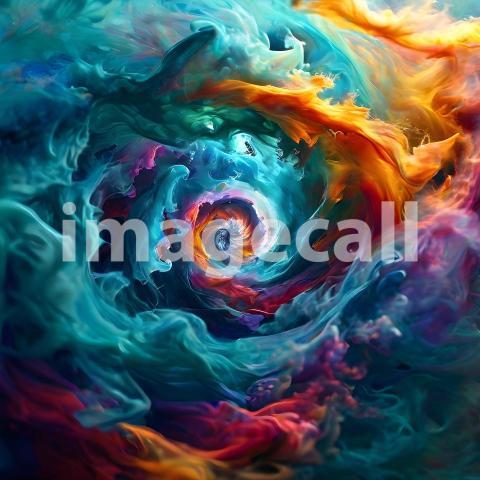 Abstract and surreal colorful and vivid (2525)