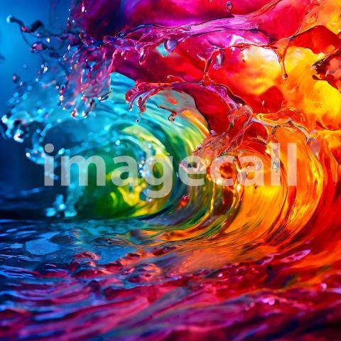 Abstract and surreal colorful and vivid (2529)